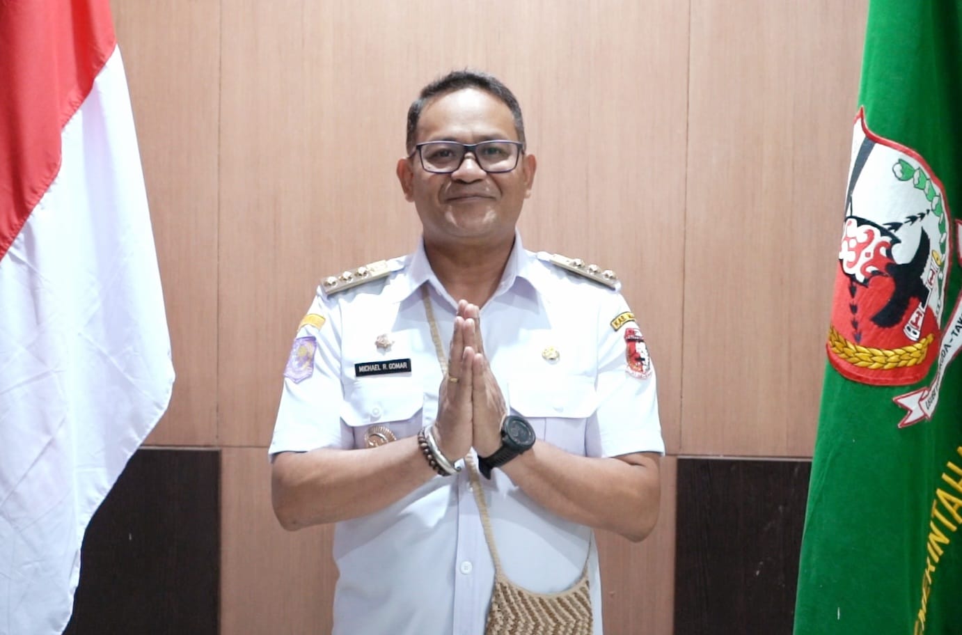 Pj bupati Kabupaten Mappi, Michael R. Gomar. Foto: Humas Mappi
